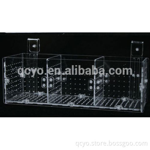 Clear acrylic bird feeder window bird cage feeder